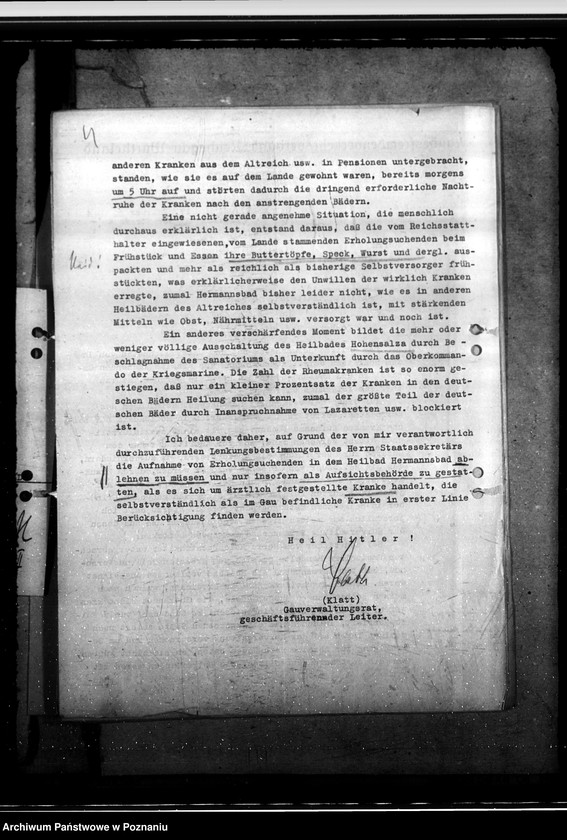 Obraz 8 z jednostki "Kuraufenthalt für Volksdeutsche und Umsiedler in Hermannsbad im Jahre 1944"