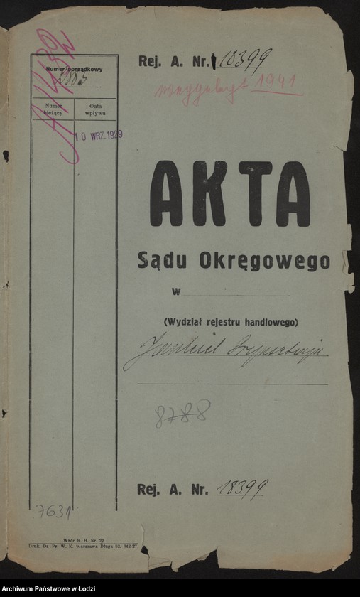 Obraz 2 z jednostki "Jankiel Grynsztajn – drobna sprzedaż farb malarskich"