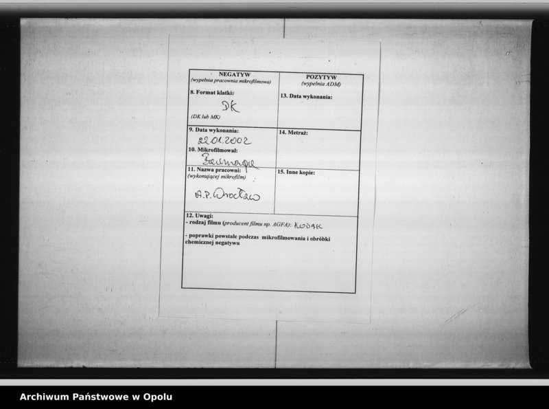 Obraz 3 z jednostki "Feuer Societeets Catastrum der Stadt Oppeln pro 1822-26. Duplicat."