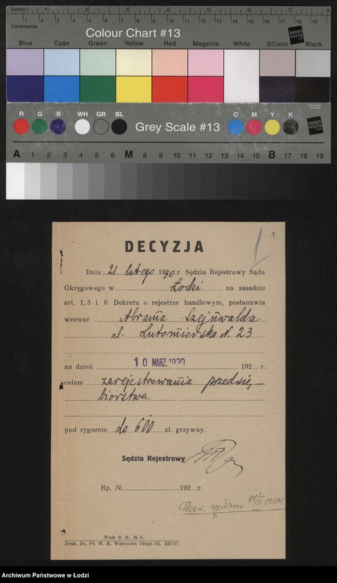 Obraz 3 z jednostki "Abram Szejnwald- sprzedaż wnętrzności bydlęcych"