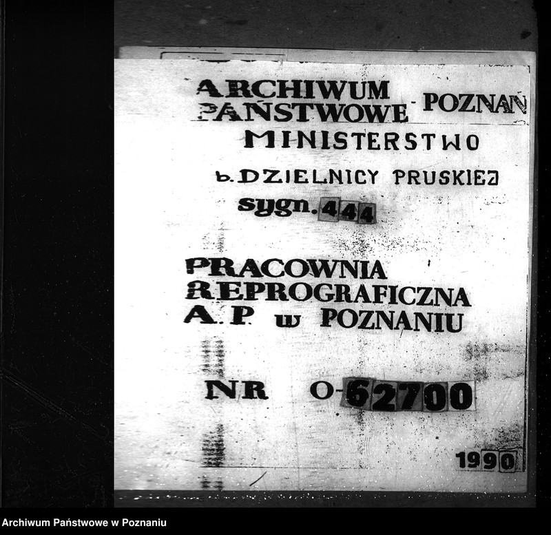 Obraz 1 z jednostki "Sprawy gospodarcze-ogólne Środki lokomocji departamentu i podległych mu urzędów"