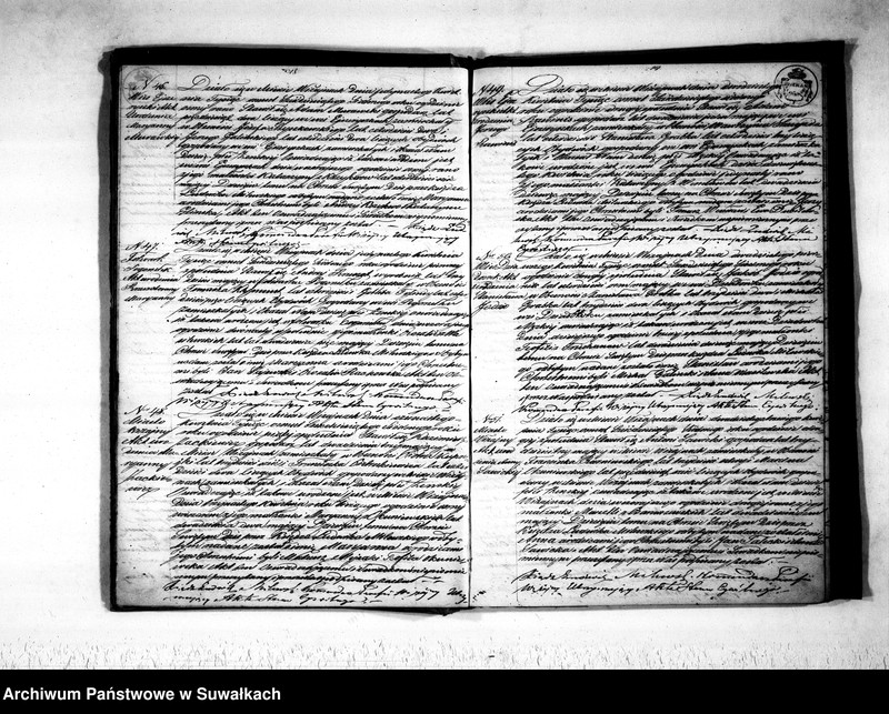 Obraz 12 z jednostki "[Duplikat akt urodzonych, zaślubionych i zmarłych]"