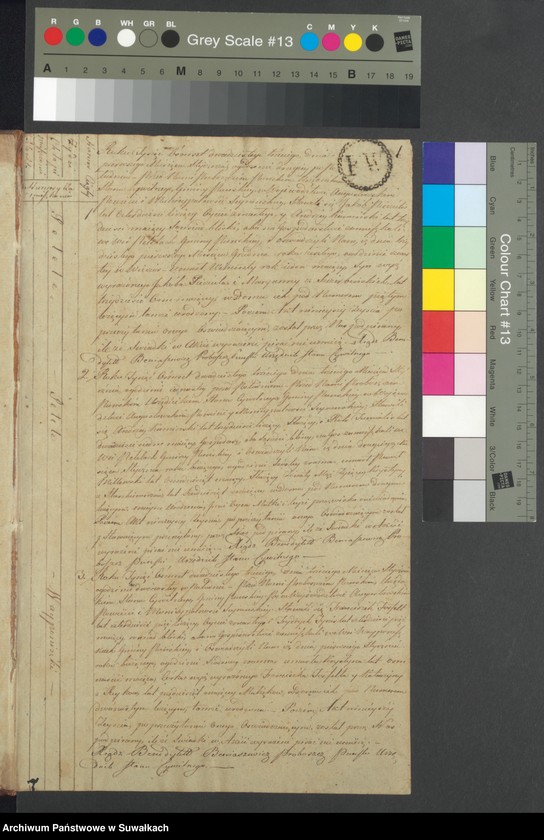 Obraz 3 z jednostki "Akta zeszłych gminy puńskiey od dnia 1 stycznia do 31 grudnia 1823 roku"