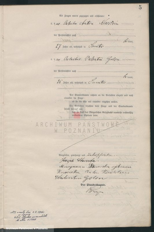 Obraz 7 z jednostki "Heiraths-Haupt-Register"