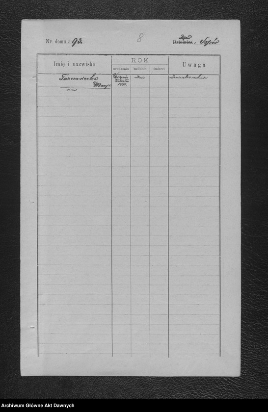 Obraz 11 z jednostki "Parafia: Kołomyja. Dekanat: Kołomyja. Spis imienny parafian pro pago Sopów. [Spis imienny parafian dla wsi Sopów]."