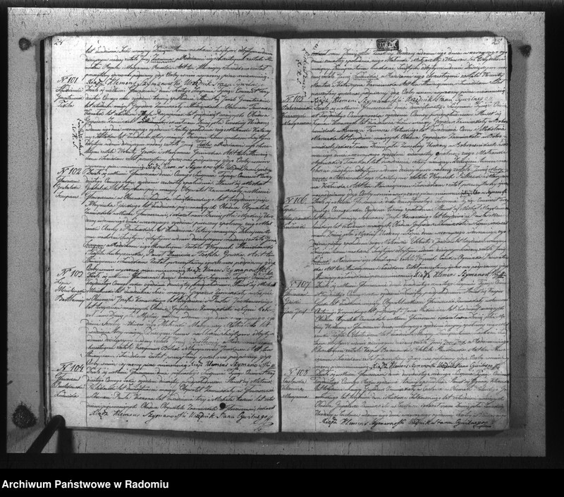 image.from.unit.number "Księga duplikatu aktów religijno cywilnych gminy i parafii Głowaczów urodzonych, zaślubionych i zmarłych w roku 1838"