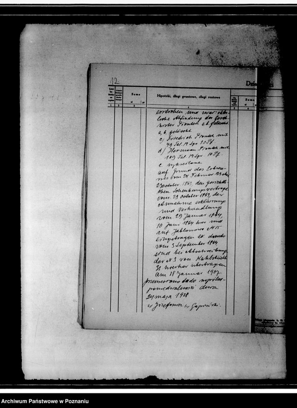 Obraz 16 z jednostki "Uwierzytelniony odpis księgi wieczystej obwodu dworskiego w Jabłonowie powiat chodzieski"