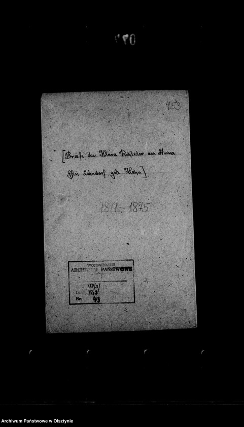 image.from.unit.number "/Briefe der Klara Rohleder an Anna Gfin v. Lehndorff geb. Hahn/"