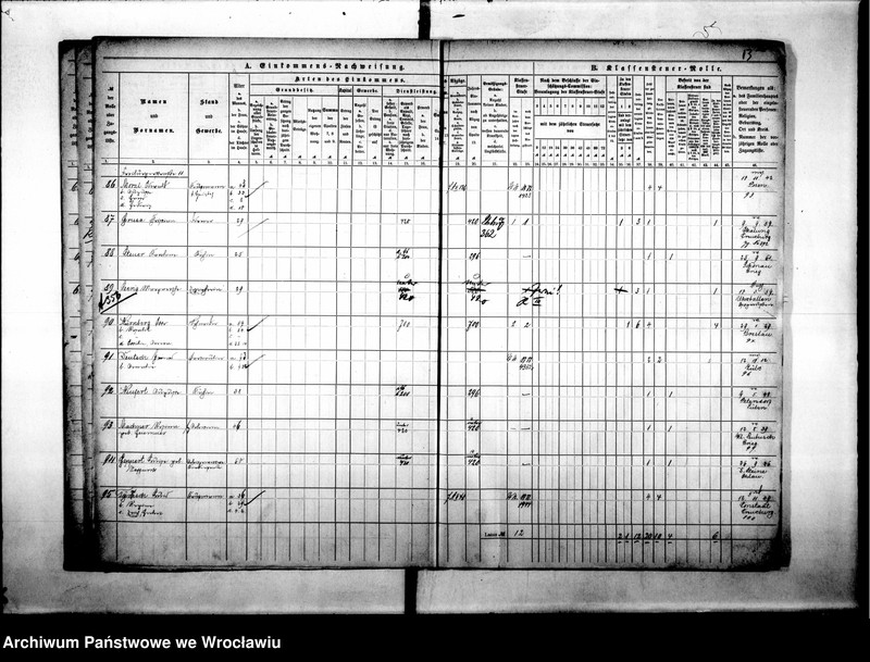 image.from.unit.number "Klassensteuerrolle nebst Eikommens - Nachweisung"