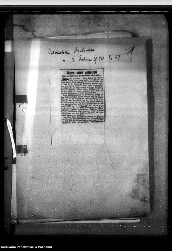 Obraz 5 z jednostki "Sonderfürsorge für die im Volkstumskampf im Feldzung in Polen körperlich beschadigten Deutschen undderen Hinterbliebenen"