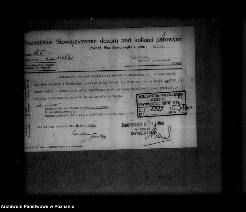 Obraz 5 z jednostki "Tartak J. Smorowskiego i własność Weydemana w Swarzędzu powiat poznański"