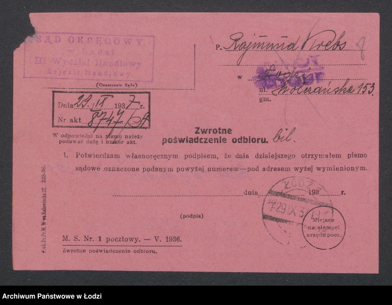 Obraz 10 z jednostki "Rajmund Krebs – sklep rzeźniczy"