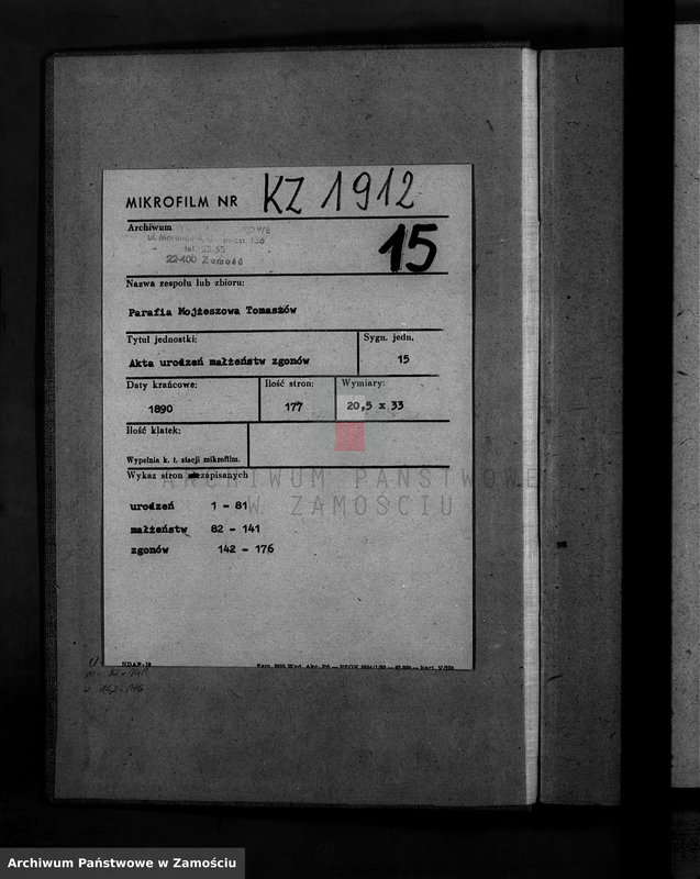 image.from.unit.number "Akta urodzeń, małżeństw, zgonów"