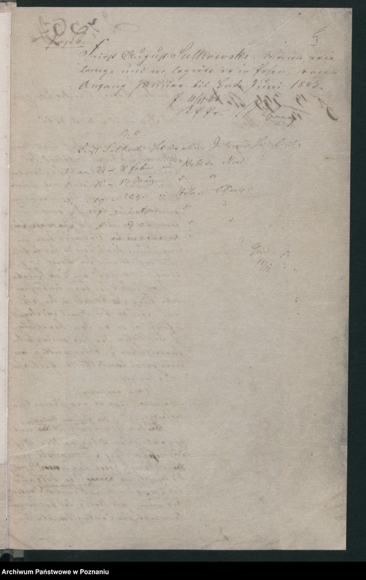 Obraz 11 z jednostki "A. betr. den Fürsten August Sulkowski"