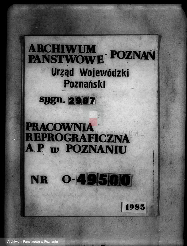 Obraz 1 z jednostki "Przymusowy wykup majątku Liszkowo powiatu wyrzyskiego"