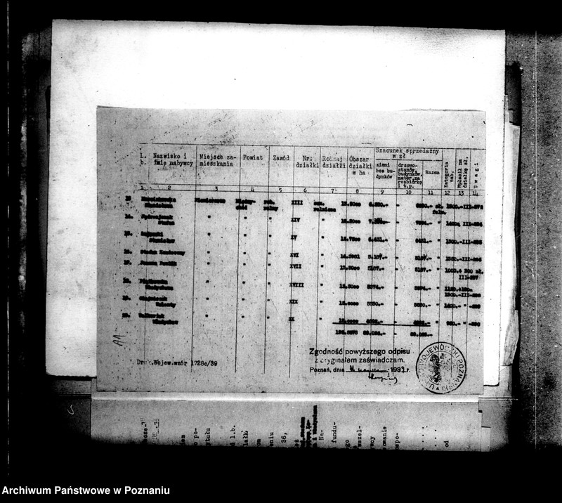 Obraz 15 z jednostki "Majątek Niemierzewo, Lubosz powiatu międzychodzkiego parcelacja"