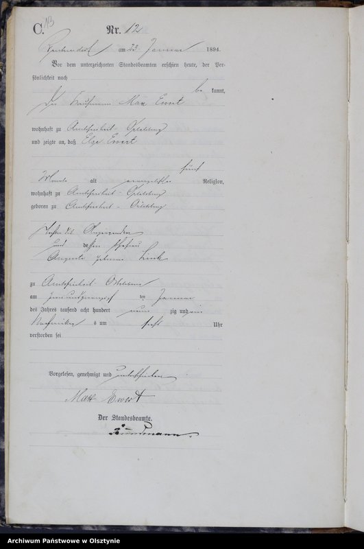 image.from.unit.number "Sterbe-Haupt-Register Nr 1 - 190"