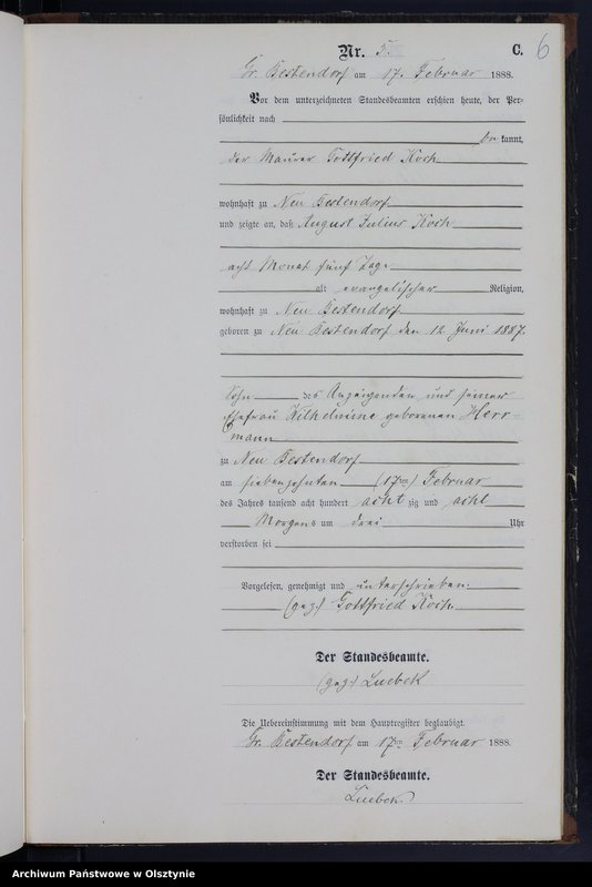 image.from.unit.number "Sterbe-Neben-Register Nr 1 - 33"