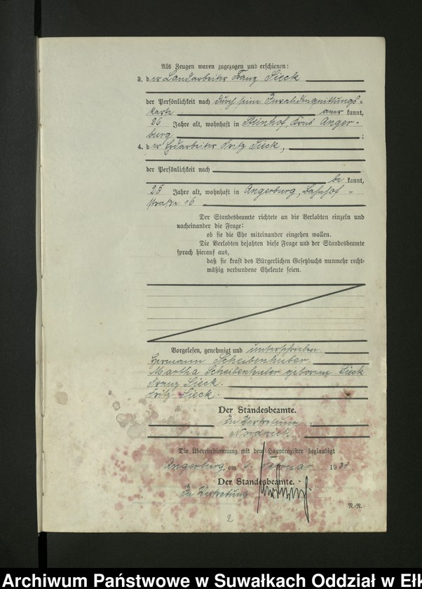 image.from.unit.number "[Heirats - Register (Neben - Register) Standesamt Angerburg einschl. der Bezirke, Gr. Strengeln, Prinowen und Kehlen Kreis Angerburg]"