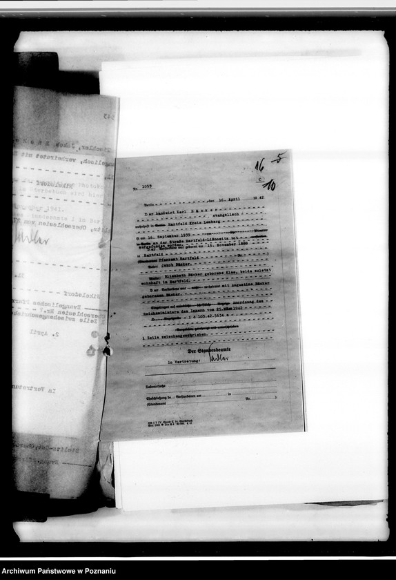 Obraz 18 z jednostki "Sterbeurkunden. Krieg 1939 A - L"