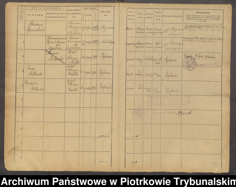 image.from.unit.number "[Księga ludności stałej gminy] Podolin wieś Podolin, Kiełczówka"