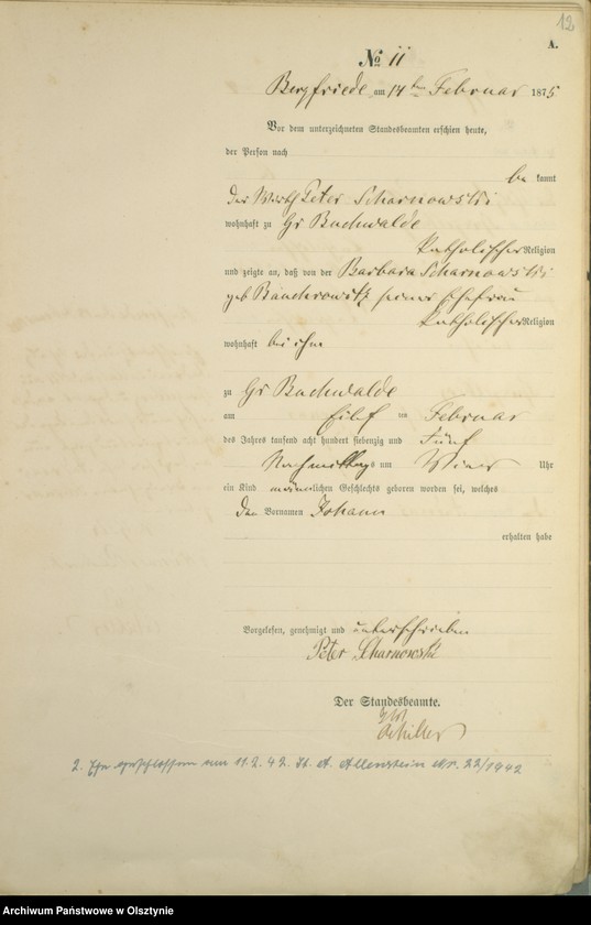 image.from.unit.number "Haupt-Geburts-Register Nr 1 - 80"