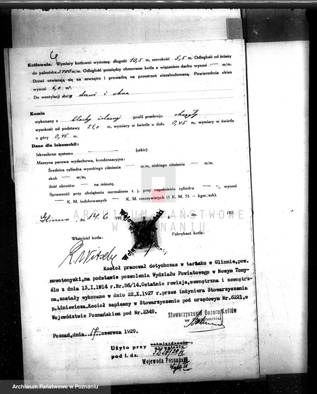 Obraz 10 z jednostki "Tartak w Glinnie, pow. nowotomyski, własność R. Nitsche nr woj. 2349"