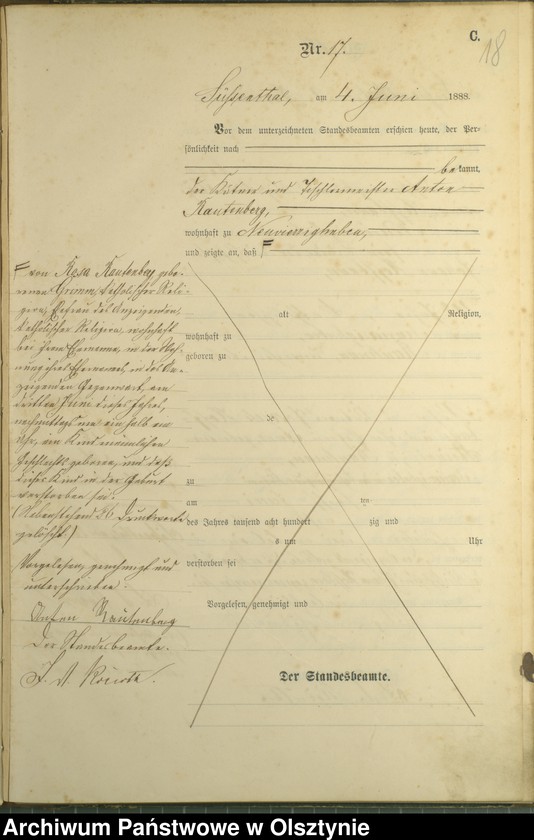 image.from.unit.number "Sterbe-Haupt-Register nr 1 - 52"