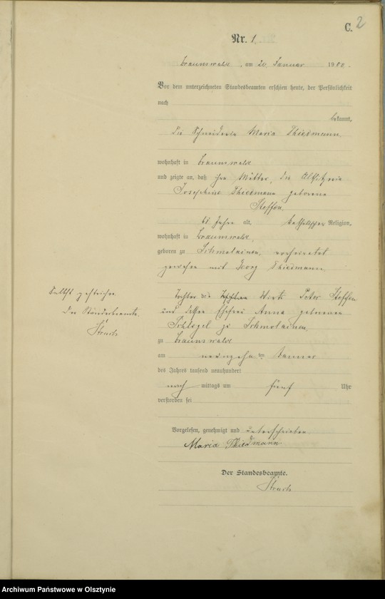 image.from.unit.number "Sterbe-Haupt-Register Nr 1 - 65"