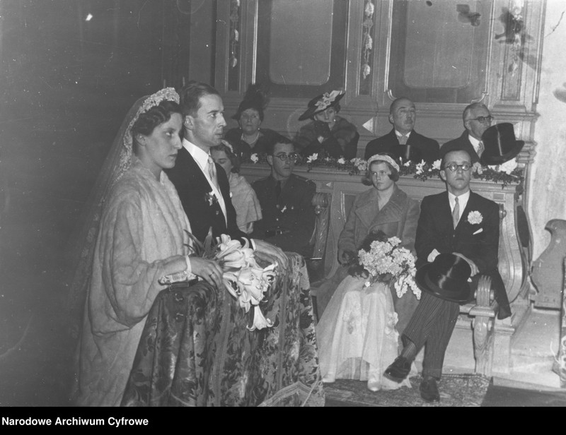 image.from.unit.number "Ślub hrabiego Benedykta Tyszkiewicza z księżniczką Eleonorą Radziwiłł"