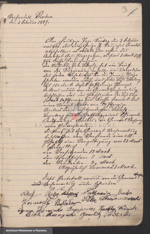 Obraz 7 z jednostki "[Protokoły walnych i zwyczajnych posiedzeń cechu kowalskiego w Pleszewie]"