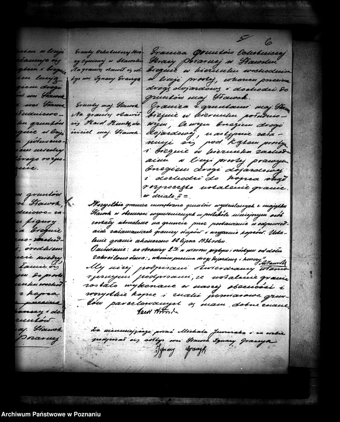 Obraz 9 z jednostki "Ustalenie granic rozparcelowanych części majątku Sławsk powiatu konińskiego"