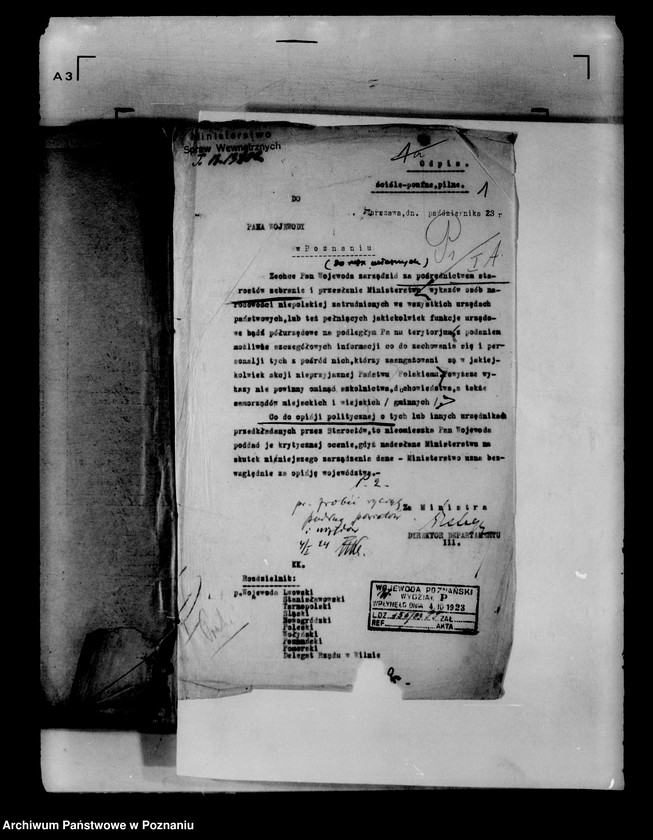 Obraz 5 z jednostki "Wykazy osób narodowości niepolskiej zatrudnionych w urzędach państwowych"