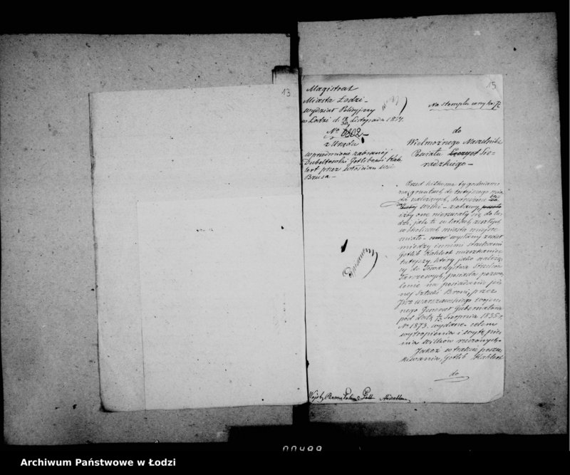 Obraz 14 z jednostki "Akta w przedmiocie utrzymywania broni palnej i siecznej"