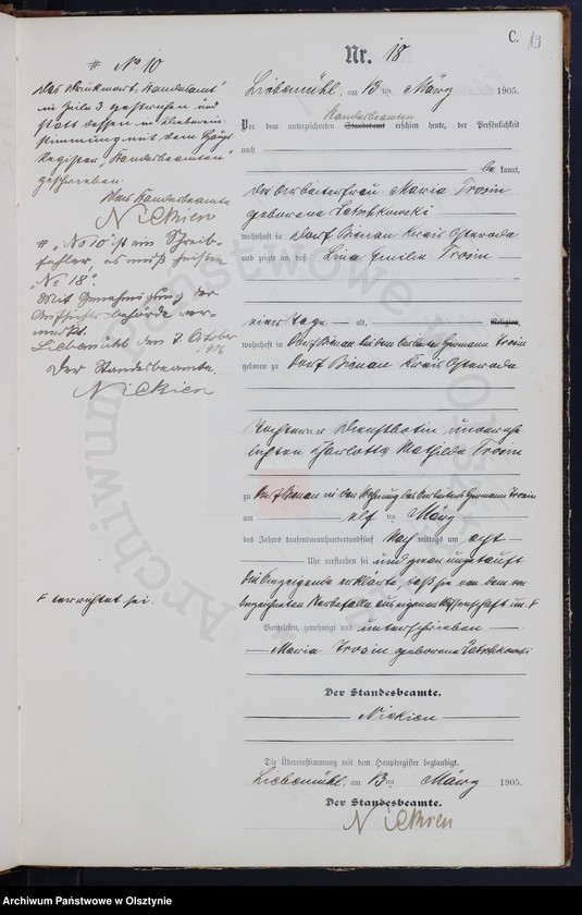 image.from.unit.number "Sterbe-Neben-Register Nr 1 - 87"