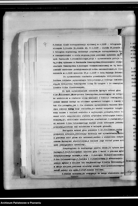 Obraz 11 z jednostki "Stowarzyszenie "Polonia-Italia" w Poznaniu: a/ Sprawozdanie z działalności /1926-1927/, b/ Protokoły walnych zebrań /1927, 1933/, c/ Statut /1934 rok/, d/ Korespondencja"