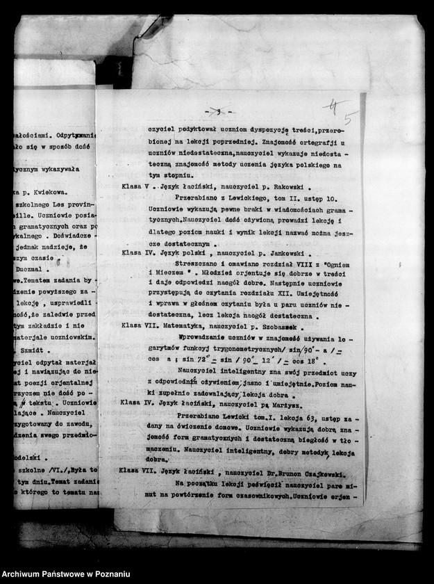 Obraz 8 z jednostki "Wielkopolskie Gimnazjum Koedukacyjne Czajkowskiego - Poznań [sprawozdania z wizytacji i sprawozdania roczne szkoły]"