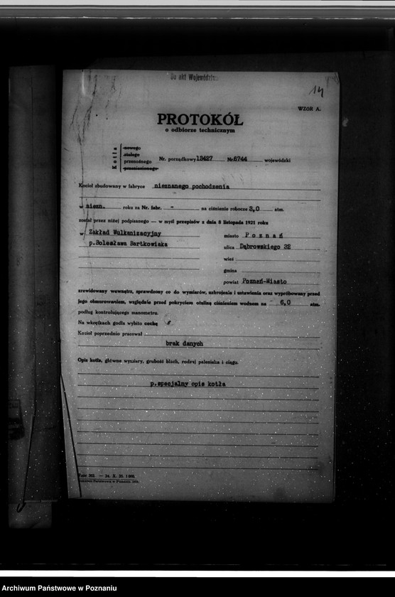 image.from.unit.number "Warsztat wulkanizacyjny B. Bartkowiaka w Poznaniu nr woj. 6744"