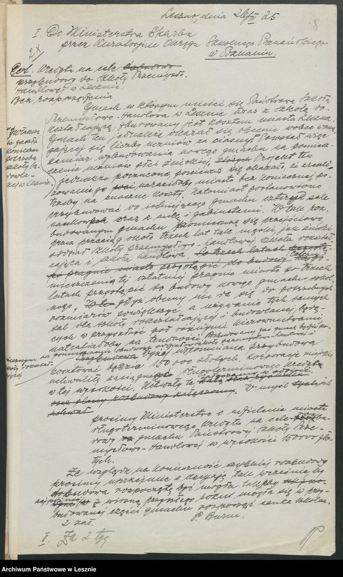 Obraz 11 z jednostki "[Kredyt na cele przebudowy Szkoły Przemysłowo-Handlowej]"