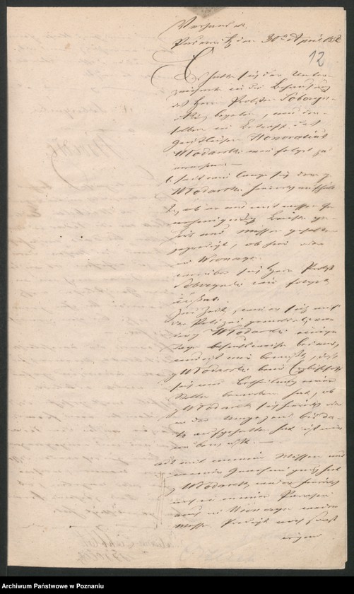 image.from.unit.number "A. betr. den polnischen Überläufer Honoratius von Włodarski"