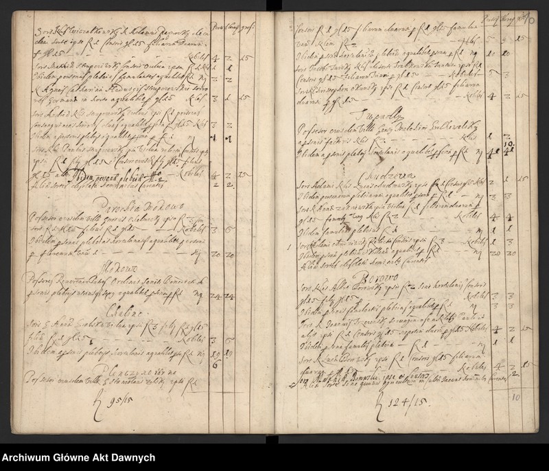 image.from.unit.number "Rozliczenie pogłównego i poboru z 1664 r. - czy to 150, czy 151?."