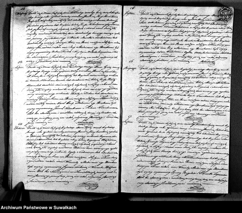 image.from.unit.number "Duplikat Aktów Urodzonych, Zaślubionych i Zeyscia Parafij Łozdzieyskiey Powiatu Seyneńskiego z Roku 1833"