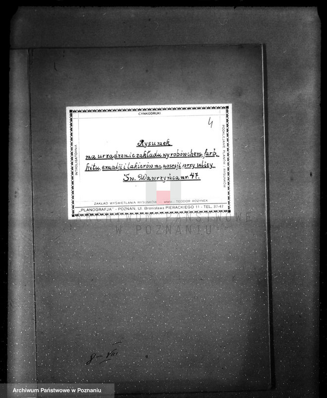 image.from.unit.number "/Rysunek na urządzenie zakładu wyrobów chemicznych w Poznaniu/"