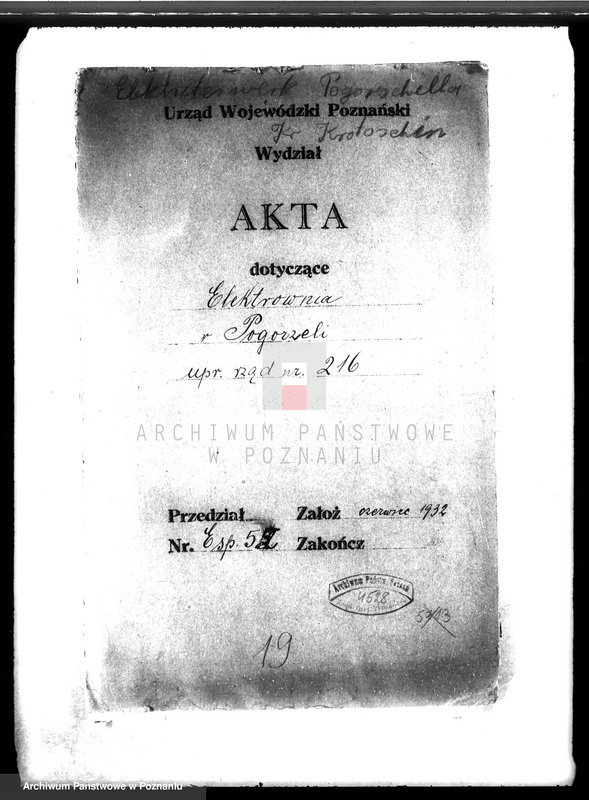 image.from.unit.number "Elektrownia w Pogorzeli pow. krotoszyński z uprawnieniami rządowymi nr 216"