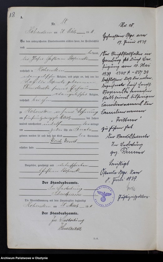 image.from.unit.number "Geburts-Neben-Register Nr 1 - 77"