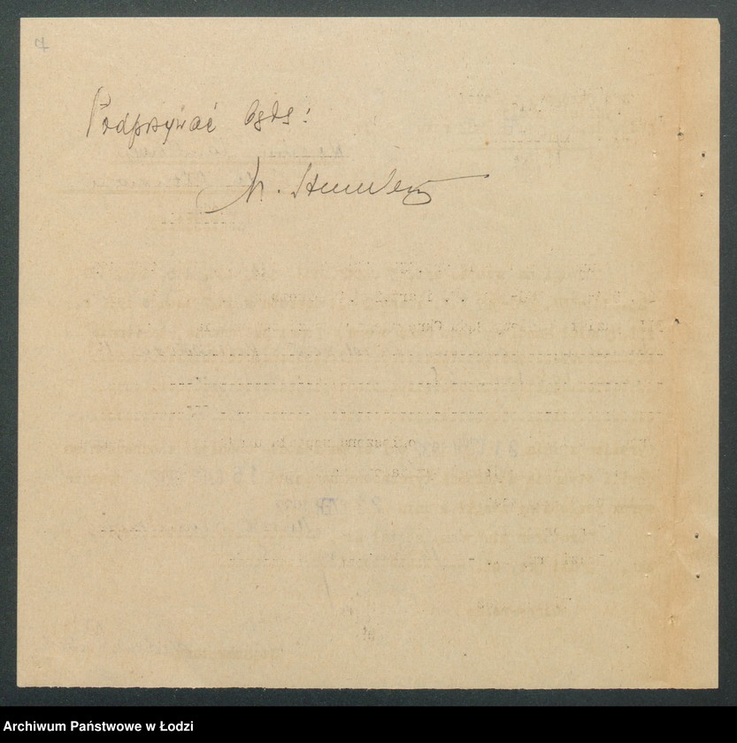 Obraz 9 z jednostki "Jakób Garelik- skład gotowych ubiorów krawieckich"