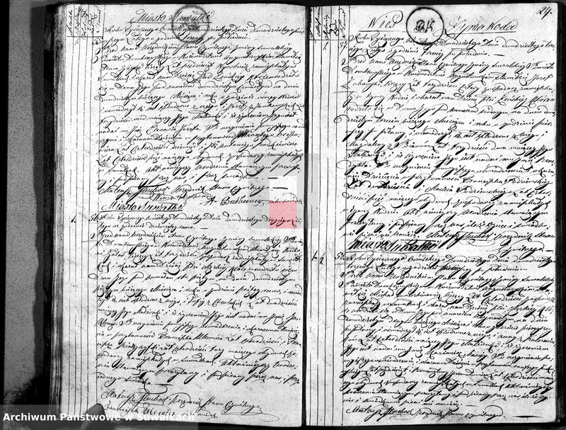 image.from.unit.number "Akta urodzonych urzędnika stanu cywilnego gminy suwalskiey na rok 1820"
