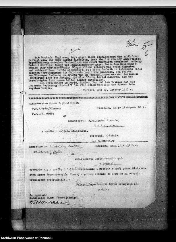 Obraz 11 z jednostki "Sprawy prawne dokumenty, wnioski i korespondencja z Departamentu Sprawiedliwości"