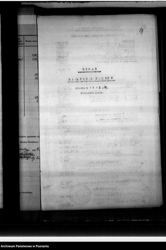 Obraz 17 z jednostki "Budżety i sprawy rachunkowe miasta Mikstatu"