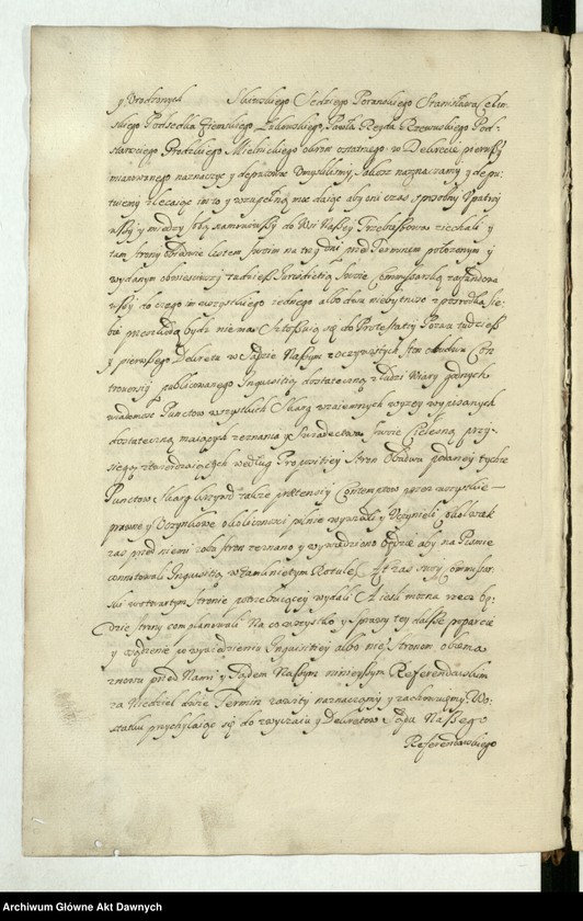 image.from.unit.number ""Akta sądów Je K. Mci referendarskich za panowania - - Jana Kazimierza - - króla polskiego - - Za urzędu - - Jana Małachowskiego referendarza koronnego, scholastyka lwowskiego, krakowskiego, warszawskiego etc. etc. kanonika. Annorum 1667 et 1668"."